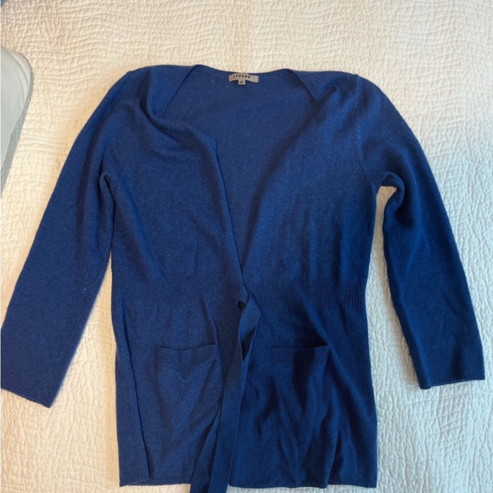 Blue Cashmere Blend Women's Sweater